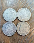 Lot of 4  $1 Morgan Silver Dollars 90% Silver Free Shipping
