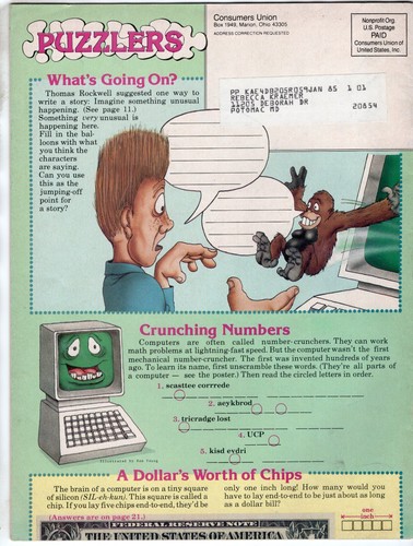 PENNY POWER Magazine v4 #4 1984 COMPUTERS Slot Cars & Trucks BREAKFAST CEREALS - Foto 3 di 3