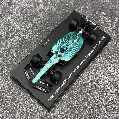 Spark 1/64 Aston Martin AMR22 Aramco Cognizant F1 car model 2022 Lance Stroll - Picture 5 of 9