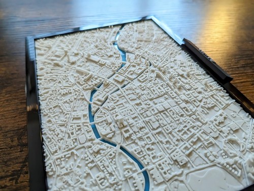Berlin Germany 3D City Map Custom 3D Street Map City Poster Print - Picture 4 of 5