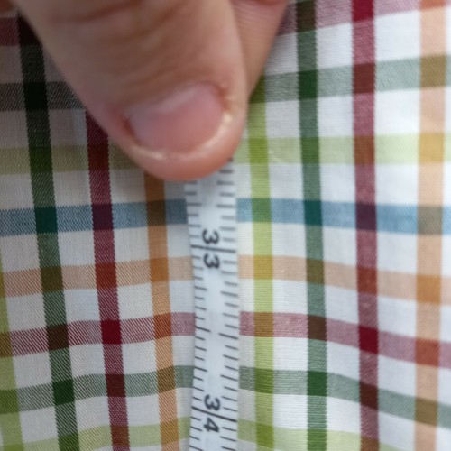 St Michael's Vintage Plaid Shirt Mens Large Short Sleeved Check BNWT Size 41-43 - Picture 7 of 8