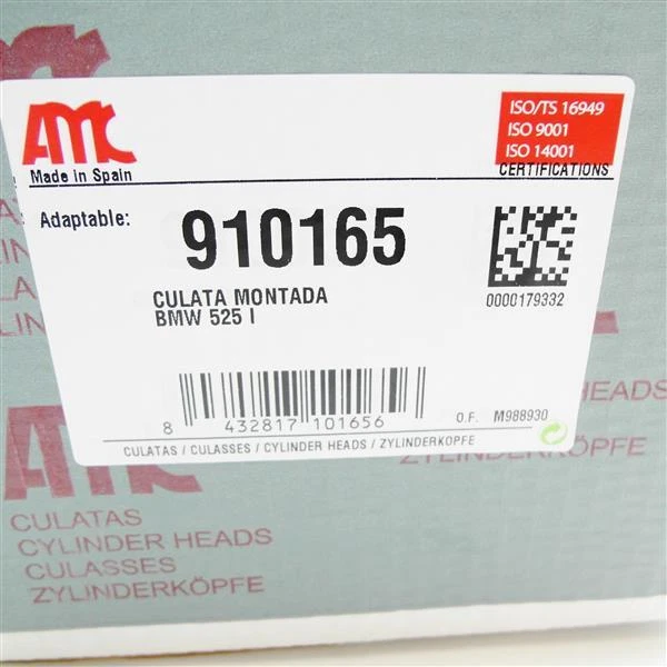 AMC ZYLINDERKOPF für BMW mit VENTILEN & FEDERN 2,5l M20B25 325i 6 Zyl. - Bild 2 von 4