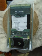 Goal Zero Nomad 7 Solar Panel w Battery Pack And All Accessories NEW