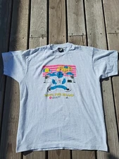 Vintage screen stars grey Unisex T Shirt Size Adult XL Made In USA!