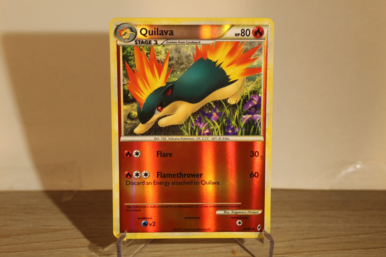 Quilava Call of Legends Reverse Holo 49/95 NM/LP