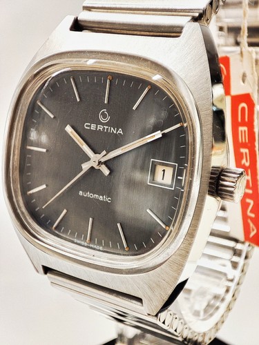 Orologio CERTINA Vintage NUOVO, Automatico 919-1, 5265104,Quadrato, Acciaio  | eBay