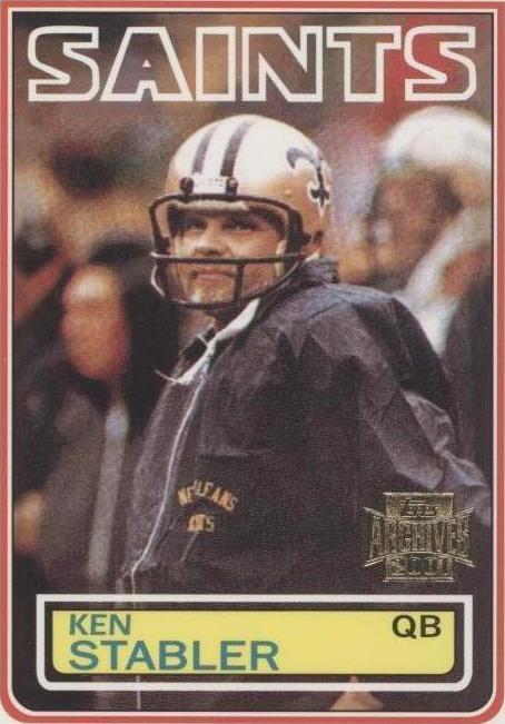 2001 Topps Archives Ken Stabler #144 - 1 of 2