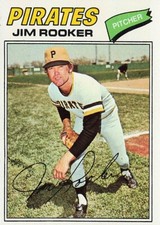 Jim Rooker 1977 TOPPS Baseball Card #82