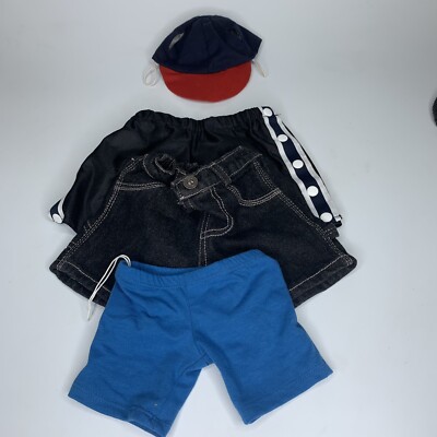Build A Bear Random Boy Shorts (3) And A Hat