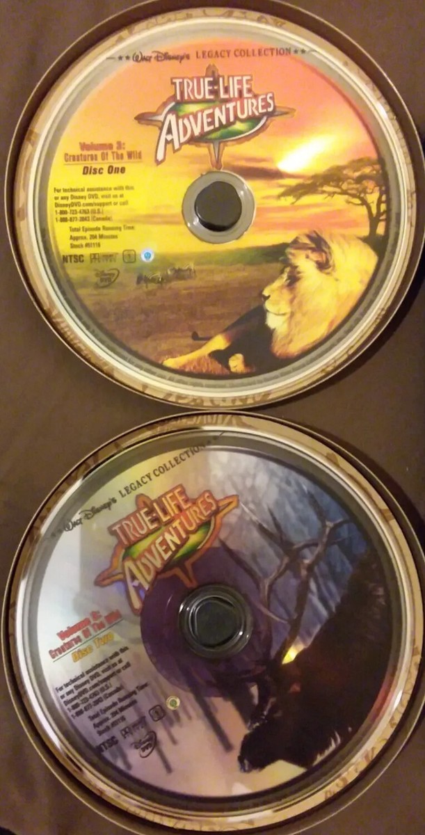 True-Life Adventures Vol 3 DVD Creatures Of The Wild Disney
