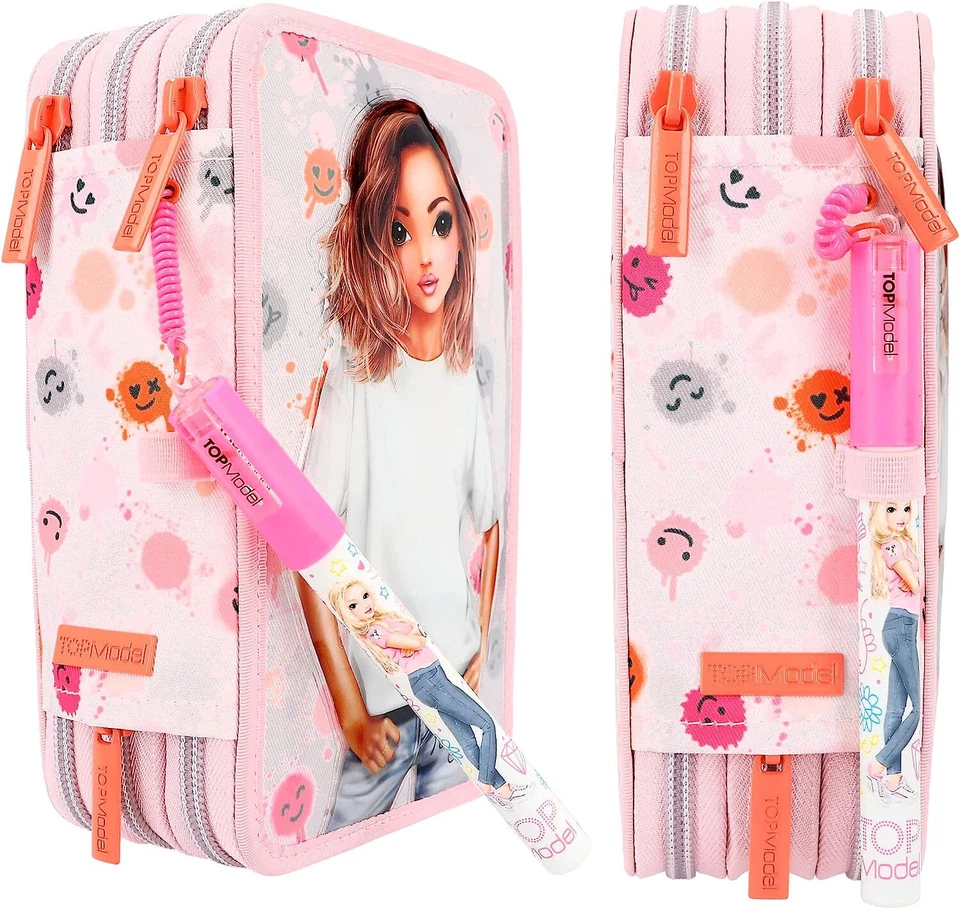 Depesche TOPModel Happy Together - Gefüllte 3-Fach Federtasche mit Model Neu - Bild 2 von 4