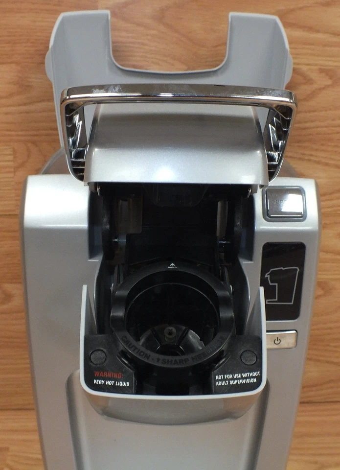 Genuine Keurig (K10) Gray & Silver Mini Personal Coffee Maker / Brewer **READ**  - Image 3 of 4