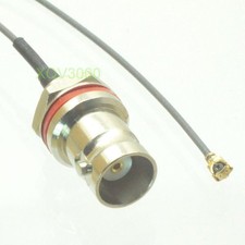 1pc IPX U.FL female 1.13mm 8inch RF pigtail BNC female bulkhead round Cable Qui