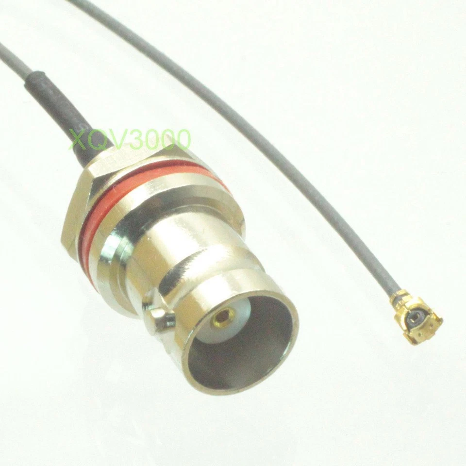 1pc IPX U.FL female 1.13mm 8inch RF pigtail BNC female bulkhead round Cable Qui