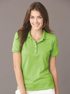 Jerzees-Women-039-s-Spotshield-50-50-Sport-Shirt-437WR