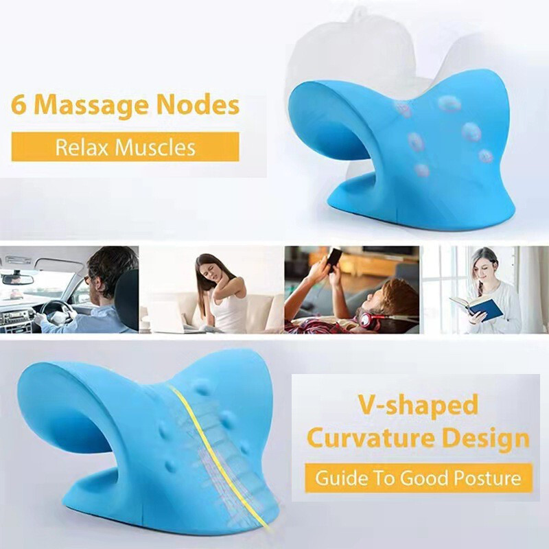Nackenwolke Nackenstütze Nackenstrecker Neck Massagegerät Kissen Ergonomischer