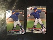 2017 Bowman Draft BD-138 Hagen Danner 11 count, 3 chrome, 8 base lot Blue Jays