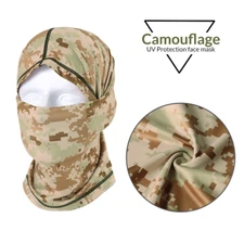 Tactical Neck Gaiter UV Protection Face Mask Shield Scarf Breathable Balaclava
