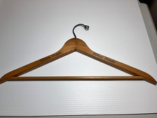 VINTAGE HILTON HOTELS AROUND THE WORLD SOLID WOOD HANGER 18"