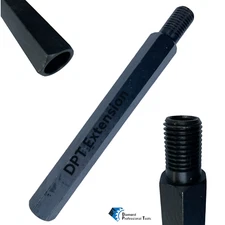 3 Pack 12" Extension Core Drill Bit Adapter with 1-1/4"-7 Thread for Core Drill