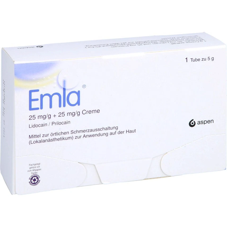 EMLA 25 mg/g + 25 mg/g Creme + 2 Tegaderm Pfl. 5 g PZN13231250 - Bild 2 von 2