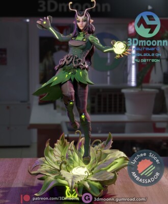 3D Printed 16K Fan Made  Marvel - Mantis Statue 1:6 Scale UNPAINTED