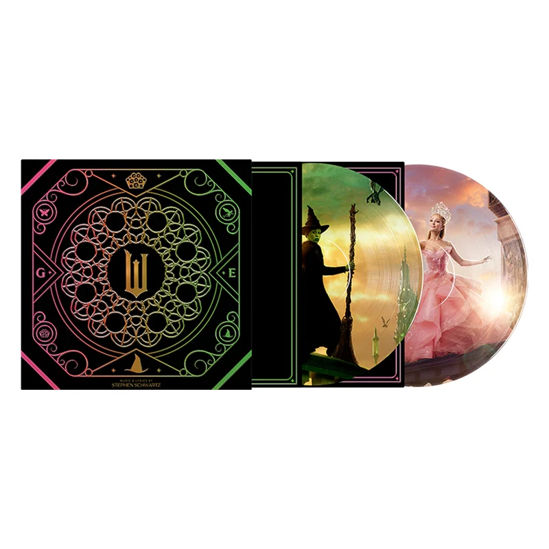 Wicked The Soundtrack Picture Disc Vinyl Record Ariana Grande w/ Poster IN HAND⚡ - Image 2 of 2