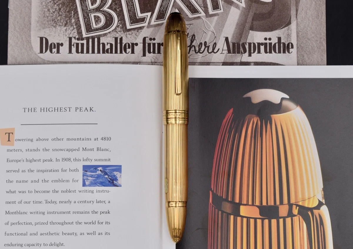 Montblanc 149 Solid 18k Gold Fountain Pen