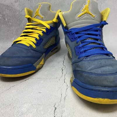 Nike Air Jordan 5 Retro Laney Varsity Royal Men's Size 9.5