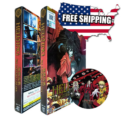Hellsing (1-13 End + 10 OVA) Complete TV Series DVD Anime [English