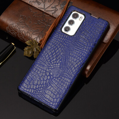 For LG Wing 5G Luxury Slim Matte Crocodile Leather Case Hybrid Hard Back Cover