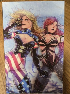 Patriotika Ale Borgobello Lenticular 3D Cover Kickstarter Edition RARE! Nm 2/20