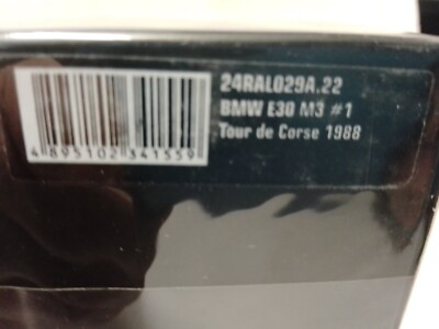 IXO 24RAL029A.22 BMW M3 (E30), No.1, Bastos, Rally WM, Rallye tour de Corse 1988, B.Beguin/J-J.Lenne