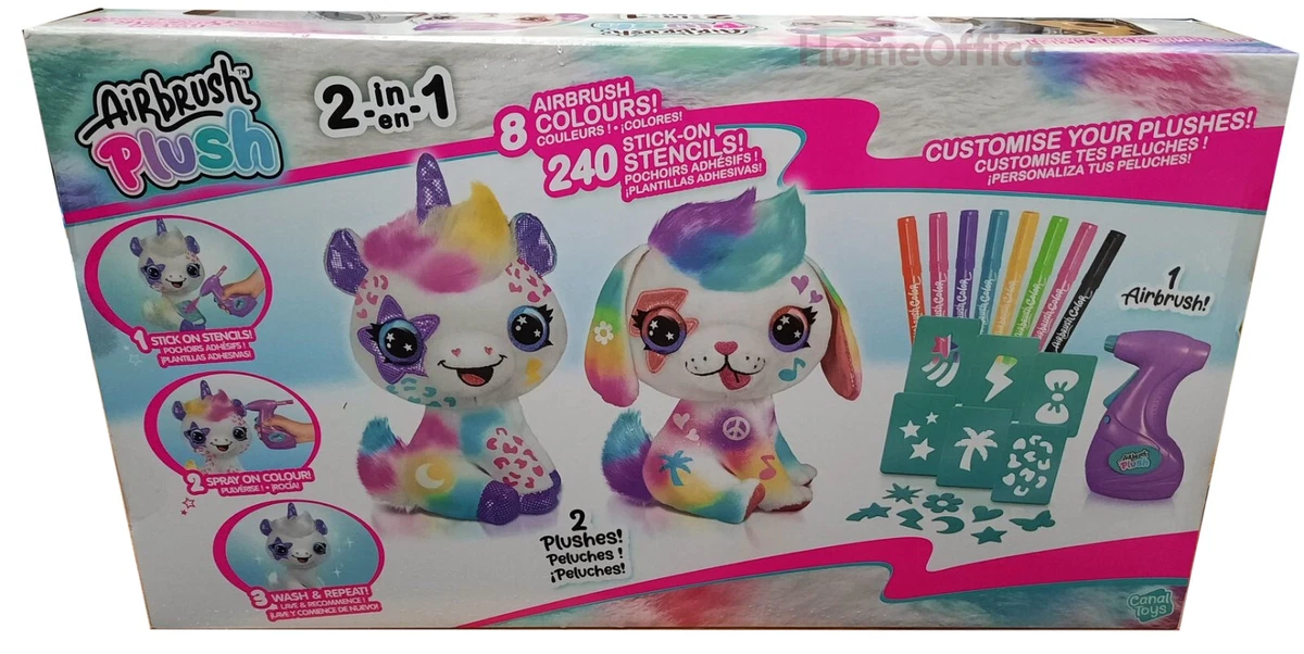 Airbrush Plush Unicorn & Puppy 2 Pack (6+ Years) | Costco UK