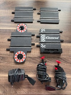 CARRERA GO!!! START ZIEL ANSCHLUSS SCHIENE 2 REGLER NETZTEIL RUNDENZÄHLER 1:43
