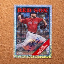 Josh Winckowski auto 2023 T88C-56 Topps 1988 Chrome Silver Mojo Rookie /199