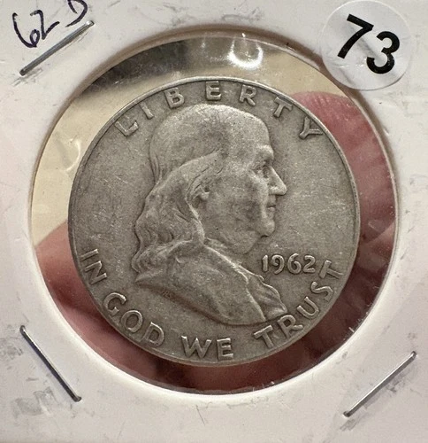 1962-D Franklin Half dollar very clean good condition