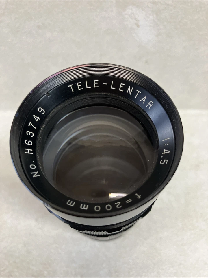 TELE - LENTAR 1:4.5 f = 200mm Nº H63749 De Colección COMO NUEVO Foto 2 de 4