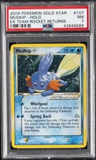 2004 POKEMON EX TEAM ROCKET RETURNS GOLD STAR #107 MUDKIP-HOLO PSA 7 on eBay