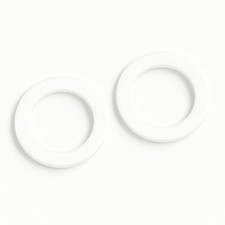 12pcs 1Inch Silicone Gasket Set Flat Sealing Washers and ORings for Faucet,...