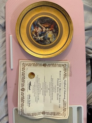 BAROCCI'S THE REST DURING THE FLIGHT INTO EGYPT Plate Vatican Museums Franklin