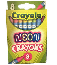 Crayola Crayons NEON Limited Edition 8 Pack Special Release B