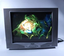 Apex AT2402 24” CRT TV Retro Gaming Color Monitor w/ S-Video & Composite Input