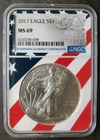 2017 $1 American Silver Eagle Dollar NGC MS69