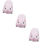 3 pcs and Comfortable Pig Shaped Memory Cotton Mouse Pad Wrist Pad