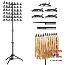 Braiding Hair Rack Height Adjustable 144 Pegs Braiding Rack Hair Extension
