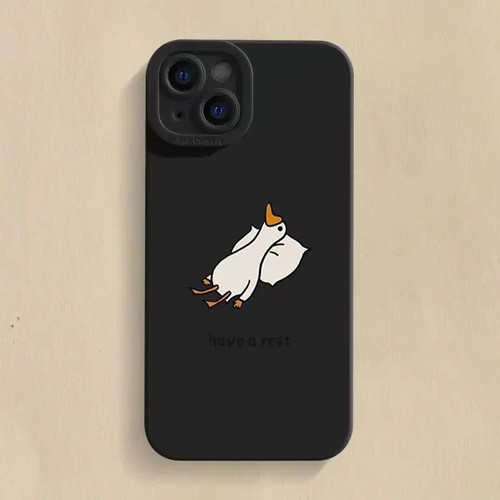 Cute Cartoon Duck Silicone Phone Case For iPhone 15 14 13 12 11 16 Pro Max XS XR - Picture 68 of 120