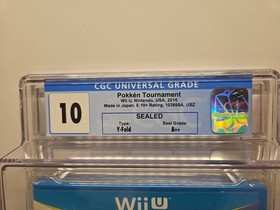 Pokken Tournament CGC 10 A++ Perfect Nintendo Wii U Sealed New Graded 2016