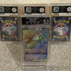 Celebi & Venusaur GX 110/095 HR Rainbow Japanese Pokemon SM9 Tag Bolt Team Card