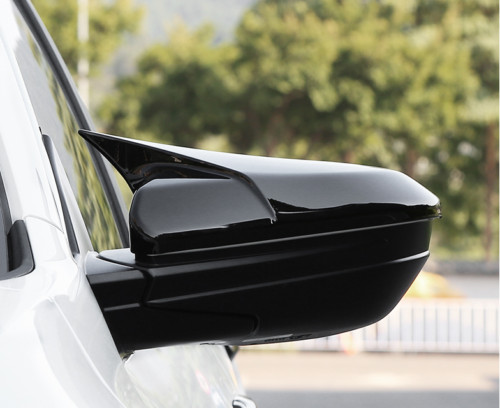 Side Mirror Cover Caps Rearview Cover For Honda Civic 2016-21 Glossy Black